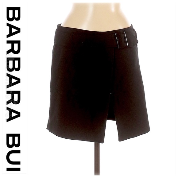 Barbara Bui Dresses & Skirts - 💕SALE💕 Barbara Bui Black Wrap Buckle Skirt